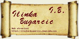 Ilinka Bugarčić vizit kartica